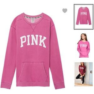 VS Pink Long Sleeve Sweater
