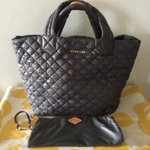 Go Grey!! MZ Wallace small metro tote in Magnet