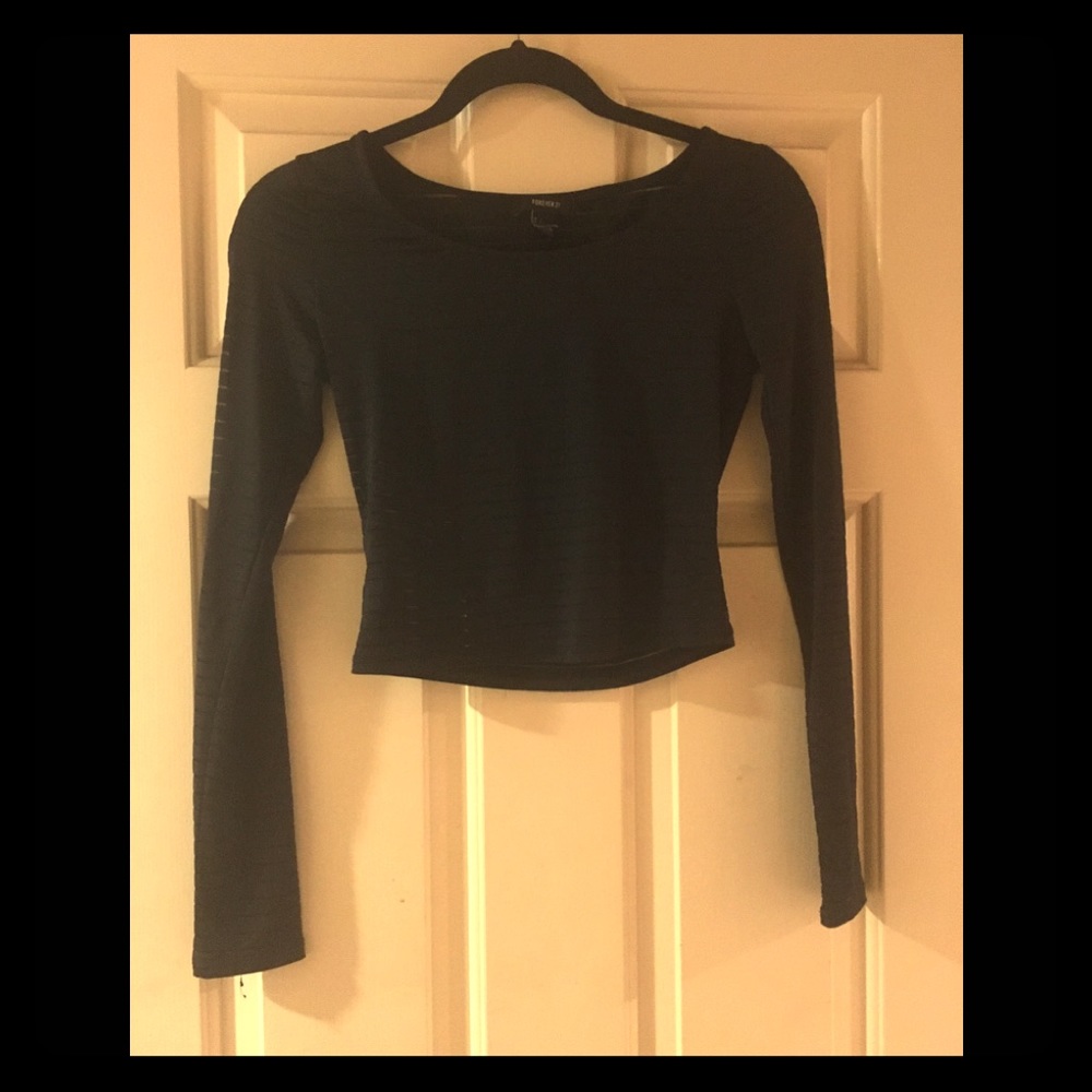 Black Crop Top