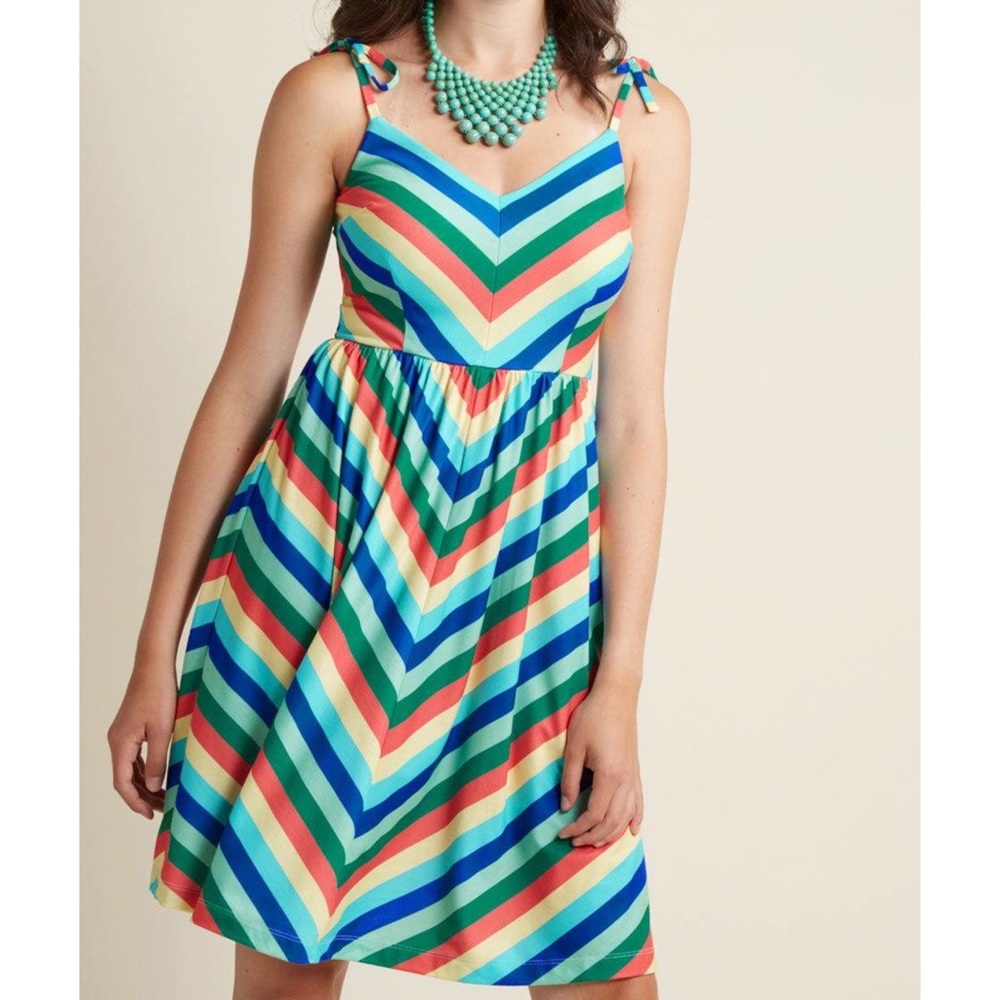 My Sunday Zest A-Line Dress in Paradise size 1X