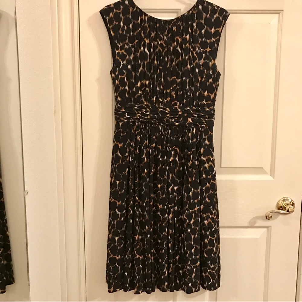 Boden Leopard Print Dress US6L