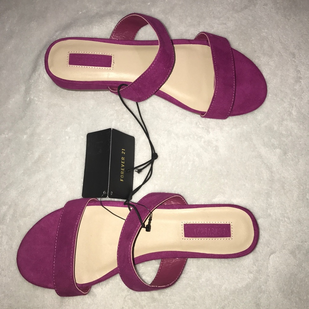 Forever 21 Magenta Sandals