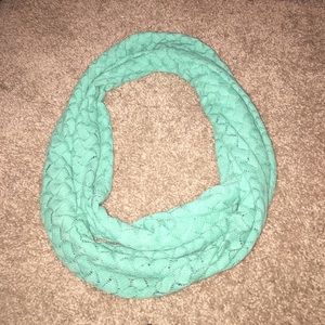 Teal infinity scarf