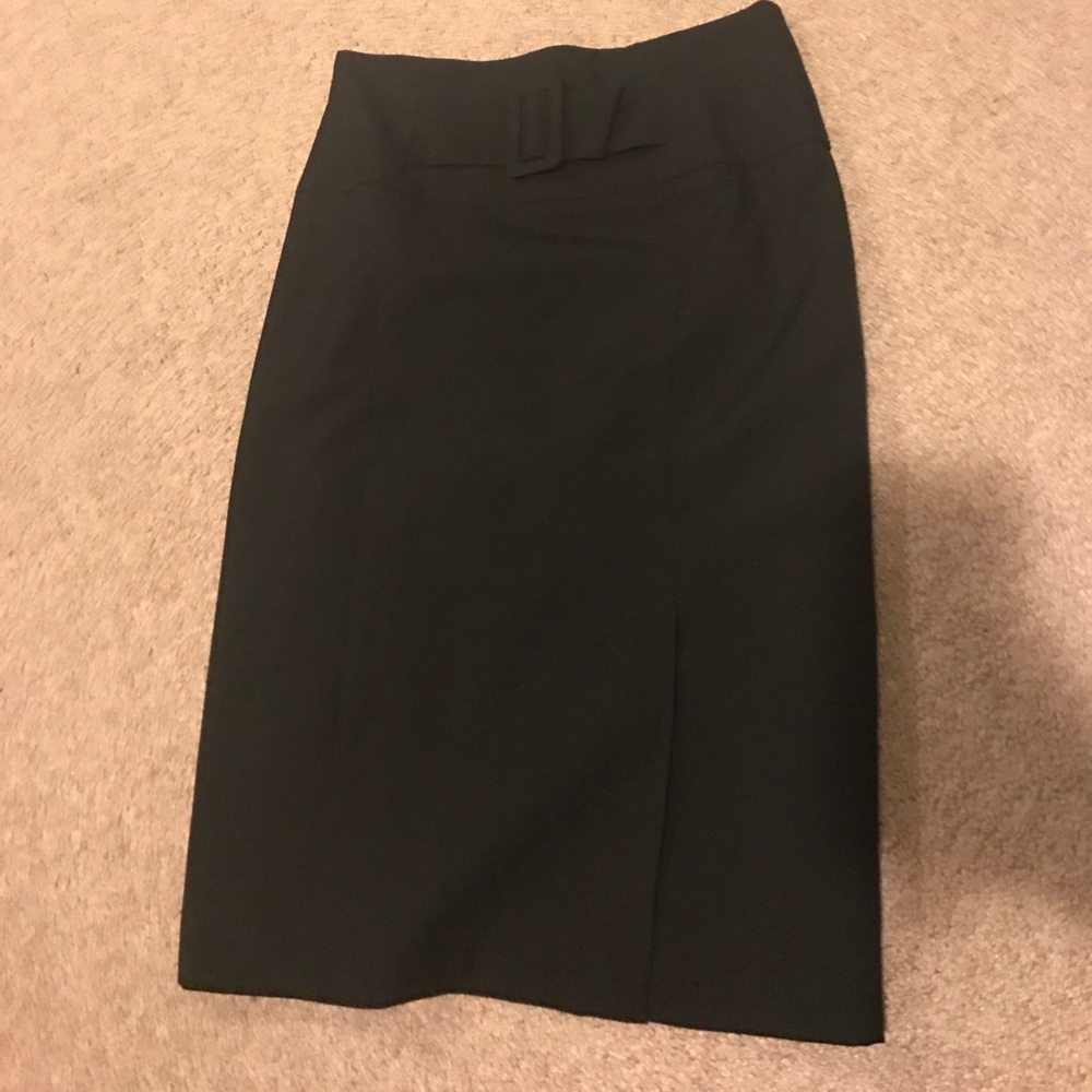 Sexy black pencil skirt