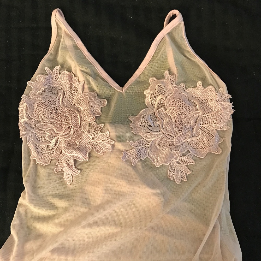 Misguided mesh body suit