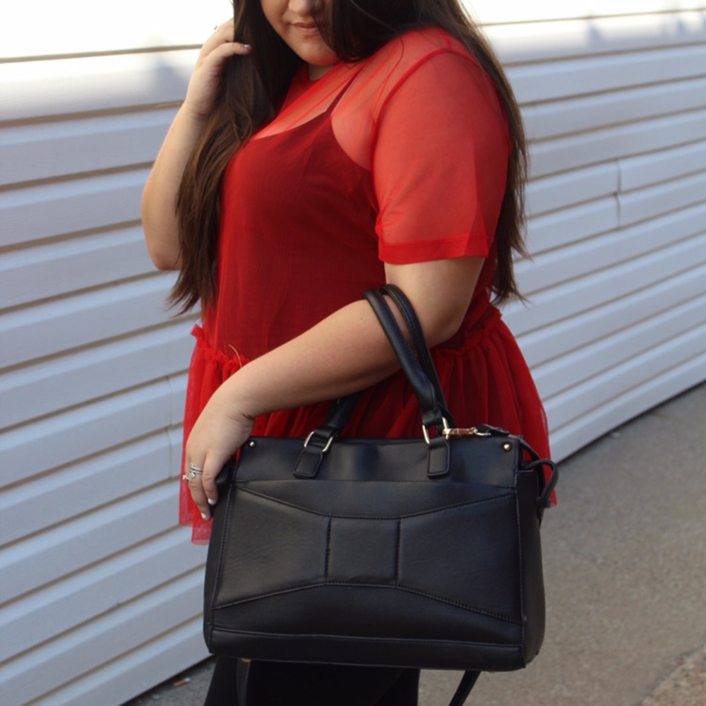Black Bow Bag
