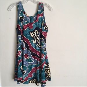 Fun patterned A-Line dress