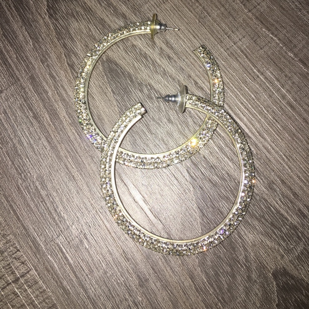 BLING HOOPS ABS Crystals