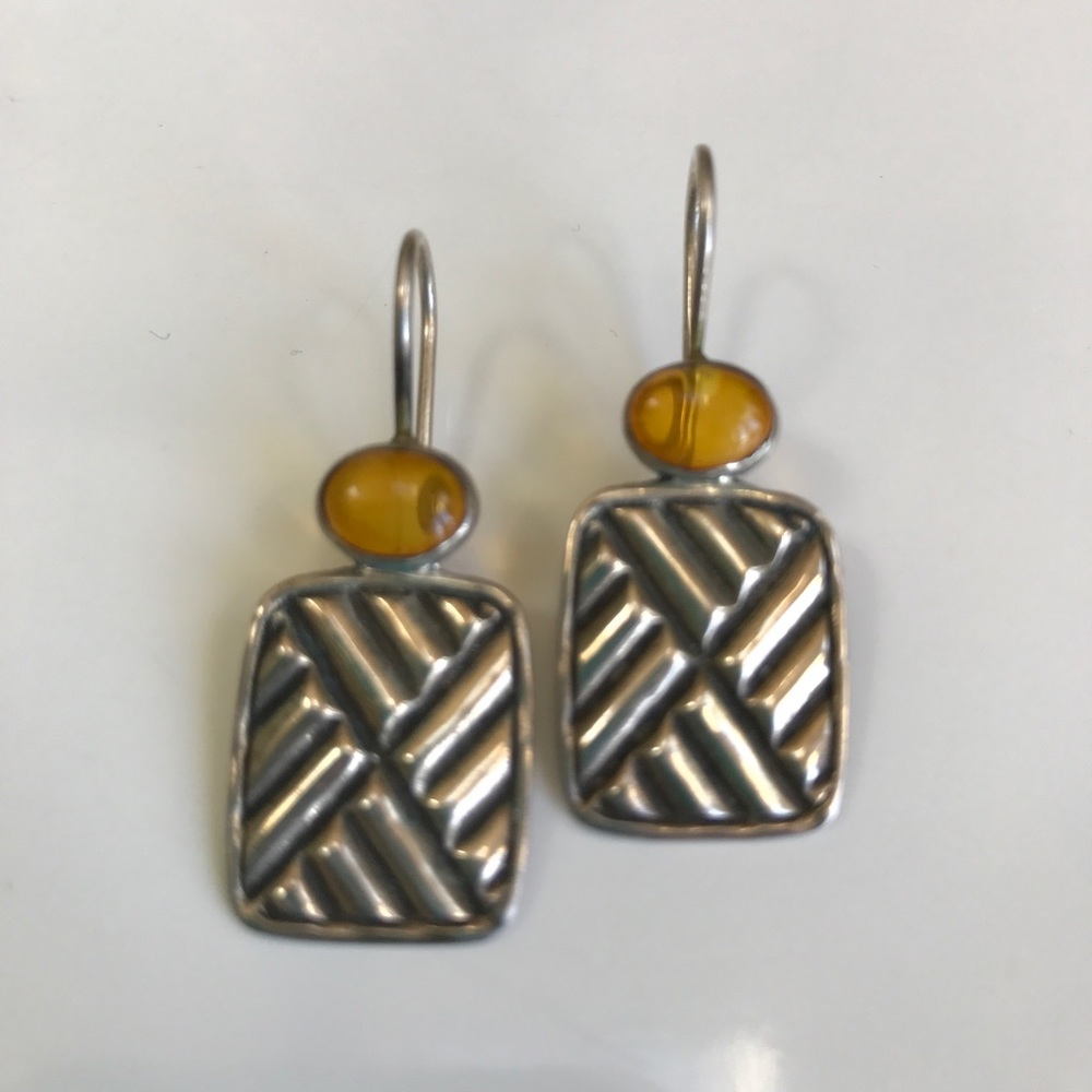 Silpada Amber Earrings
