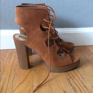 Lace up/caged heels/sandals