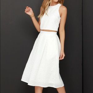 Lulu's Sweet Sorbet Two-Piece Midi Dress