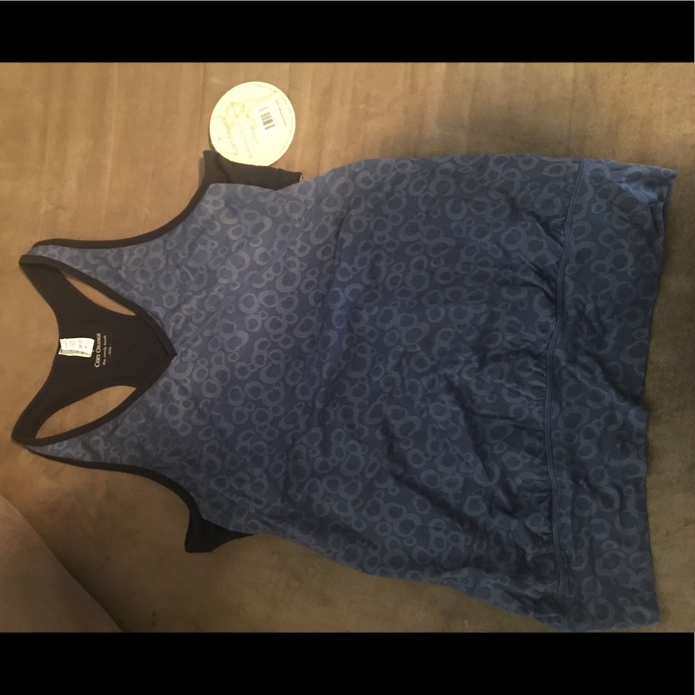 Cozy Orange yoga tank and capris