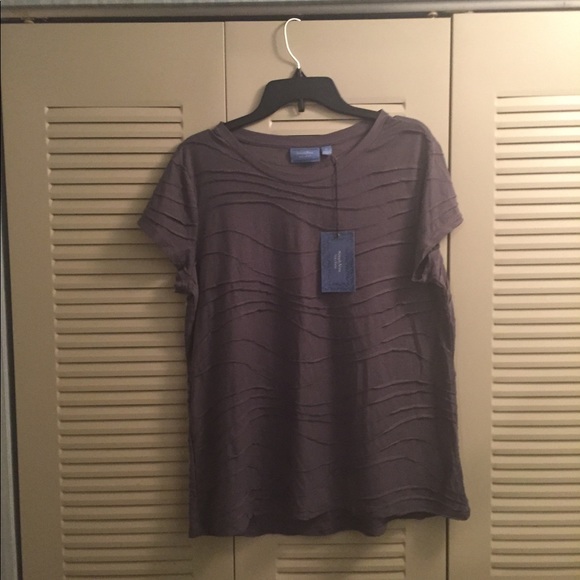 Simply Vera Vera Wang Tops - Simply Vera Grey Top