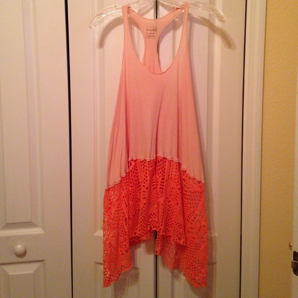 Free People Coral Tunic