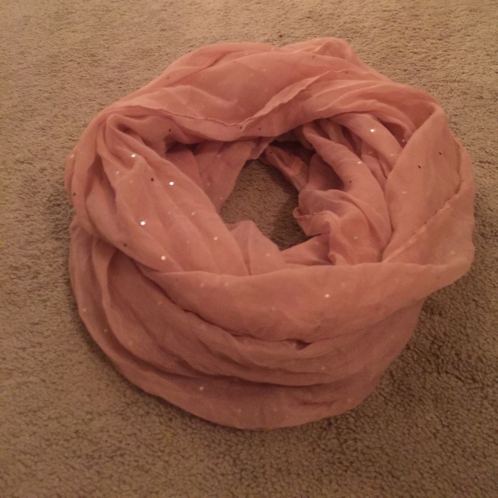 Pretty pink scarf