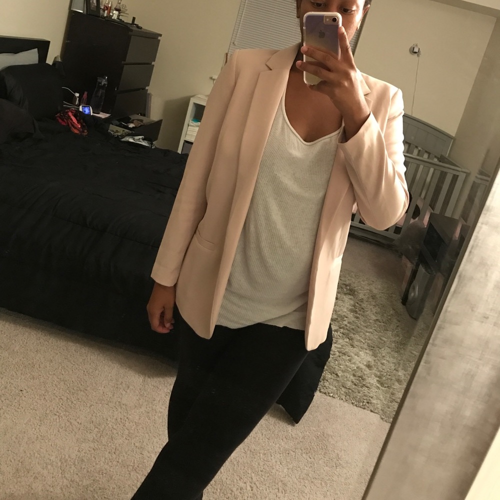 Blush color hm blazer
