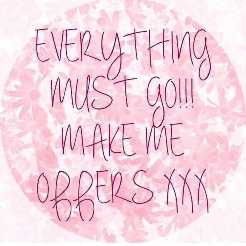 Make me offers!  Closing my closet soon!