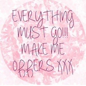 Make me offers!  Closing my closet soon!