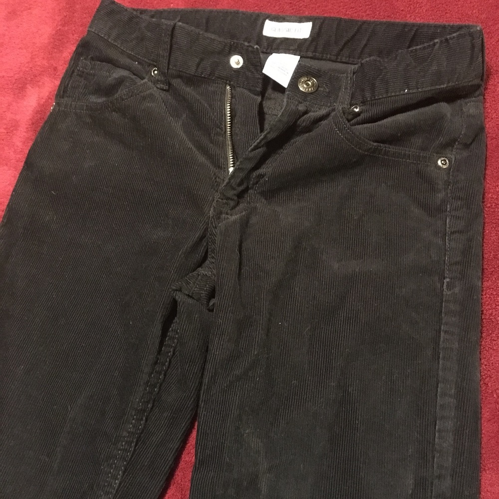 Gymboree Classic Black Cords — Size 10