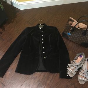 Dana Buchman  Velvet Blazer