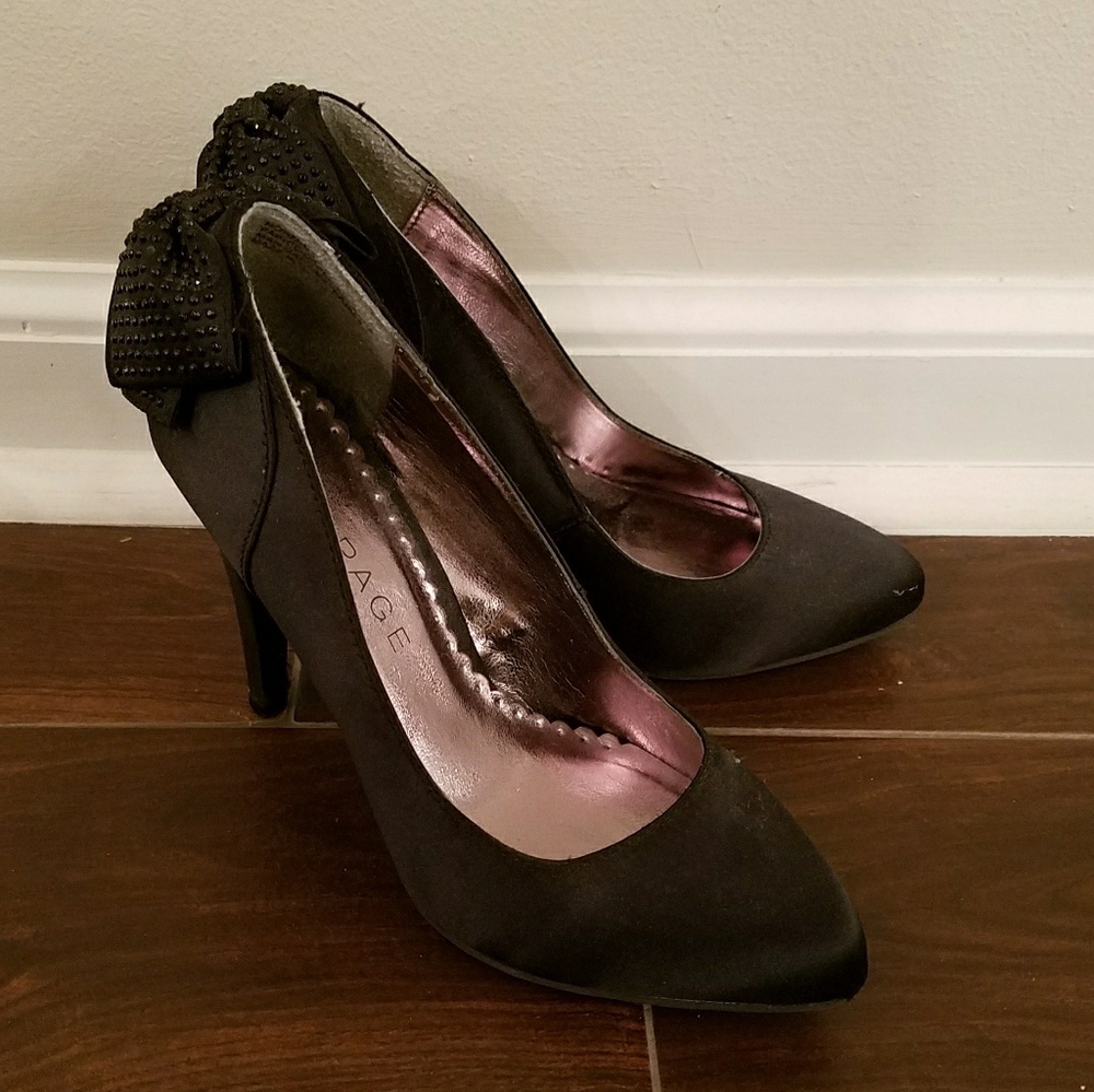 Rampage black heels