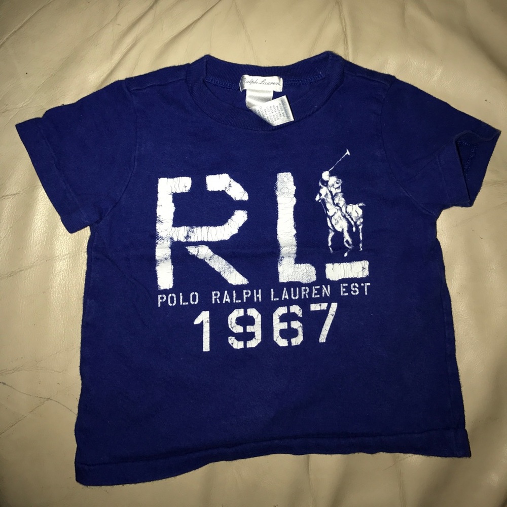 Blue Ralph Lauren short-sleeve tee