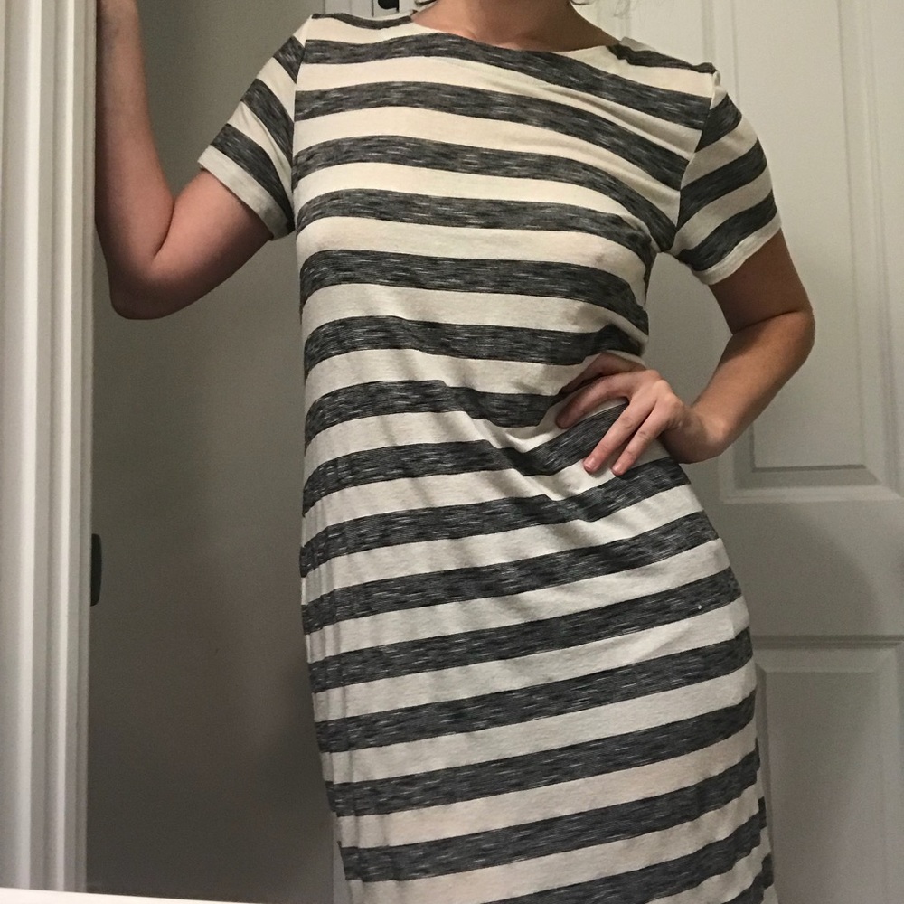 🌟50%OFF🌟Striped T Shirt Dress