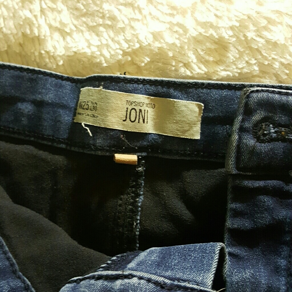 Topshop joni jeans indigo
