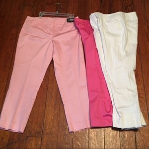 NY&Co 3 pairs of NEW size 2 crops.