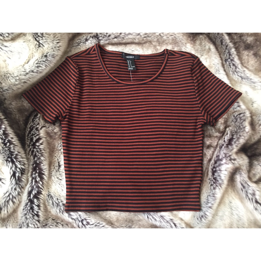 Forever 21 Ribbed Crop Top