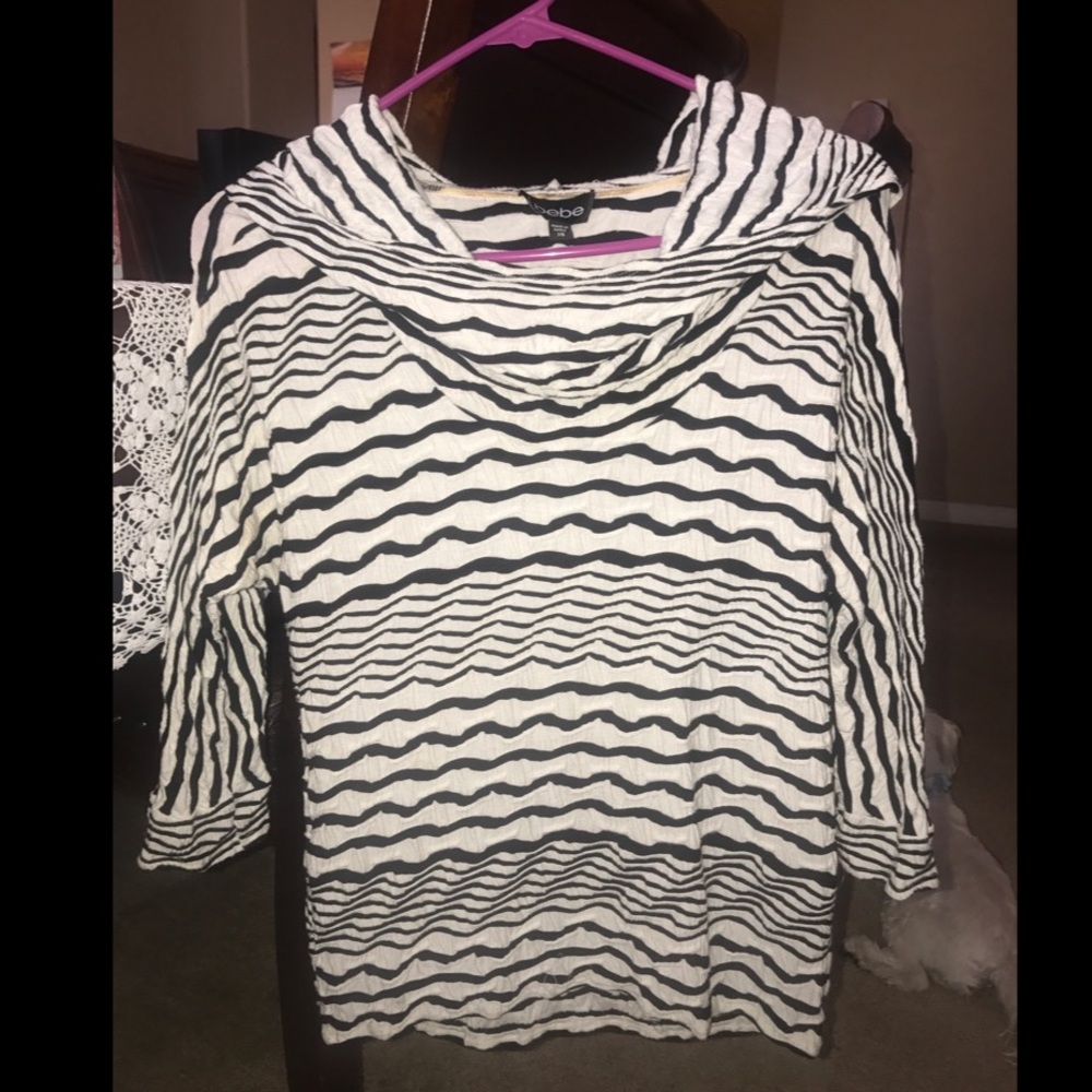 BEBE Women's Cowl Neck Sweater