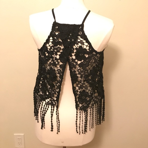 Lace black shirt - Picture 3 of 4