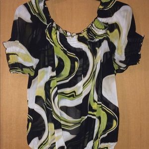 Worthington XL Sheer Top