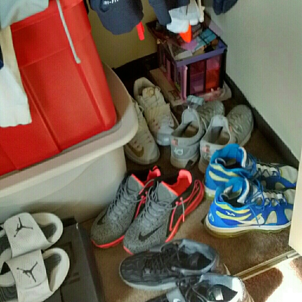Kd's, Griffey's, Nike Zoom air turf, etc