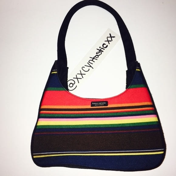 kate spade striped purse