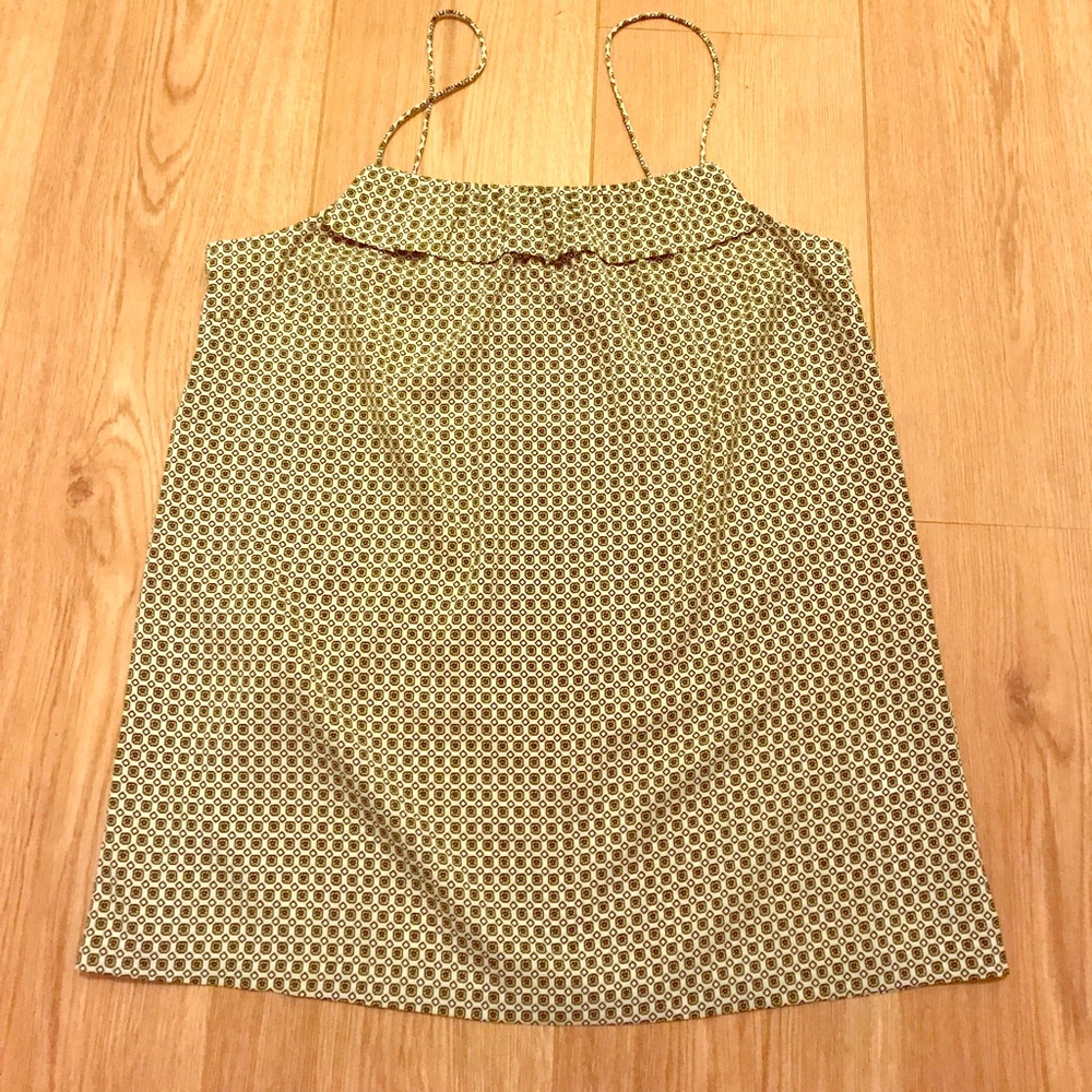 Green checkered tank top