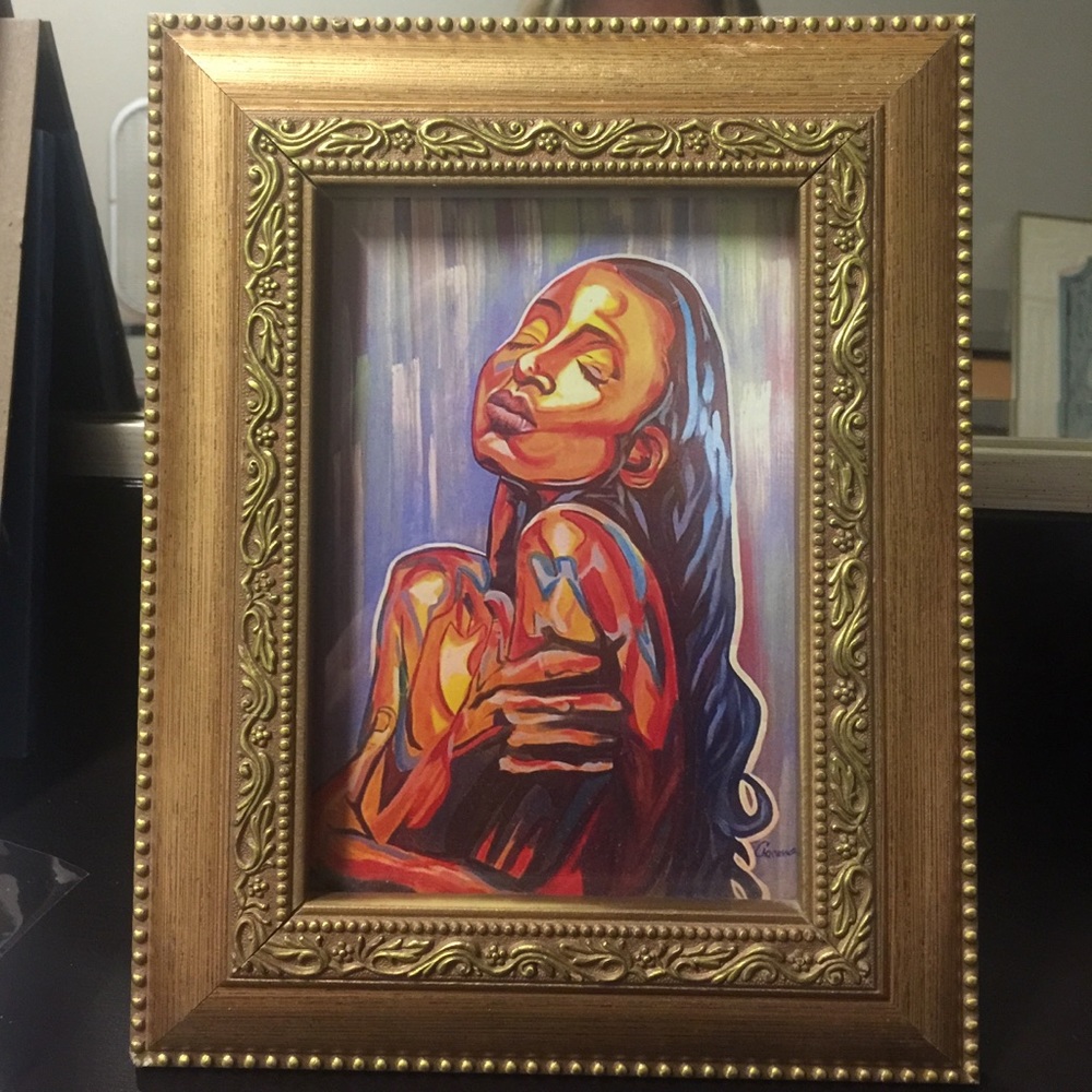 Sade Original Framed Art Print