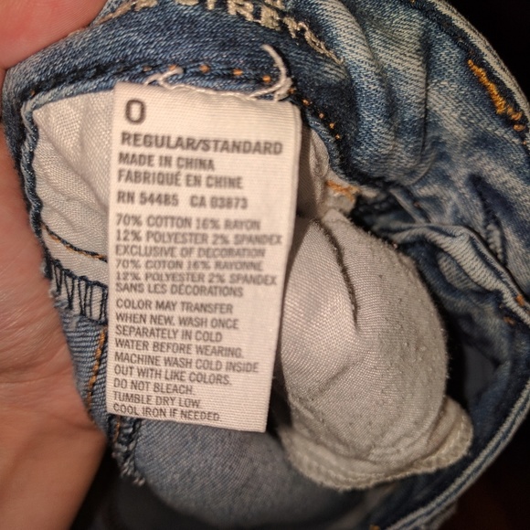 American Eagle Outfitters jeggings size 0 - Picture 2 of 3