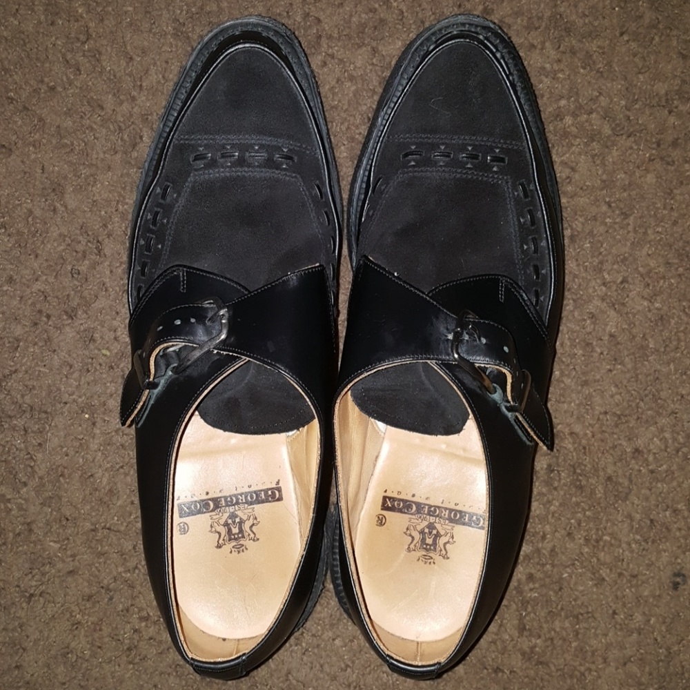 George Cox suede & leather creepers 3976