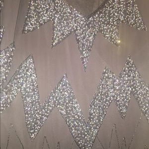 Antik Batik Silk Sequined Sexy Shirt Dress