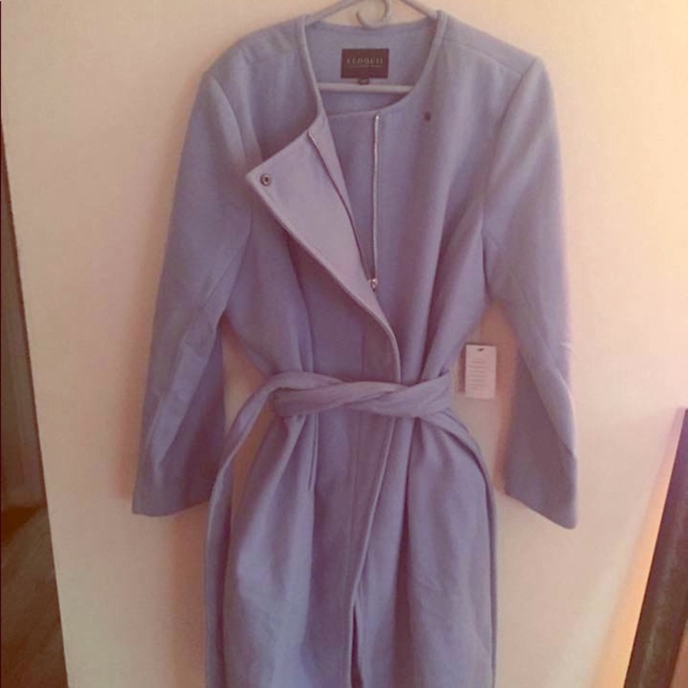 Host Pick ❤️ Eloquii Moto Inspired Wool Coat Sz 24