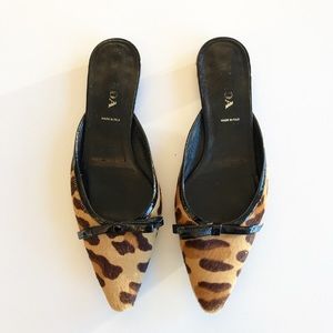 Prada Leopard Print Slide