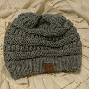 Grey C.C. Beanie