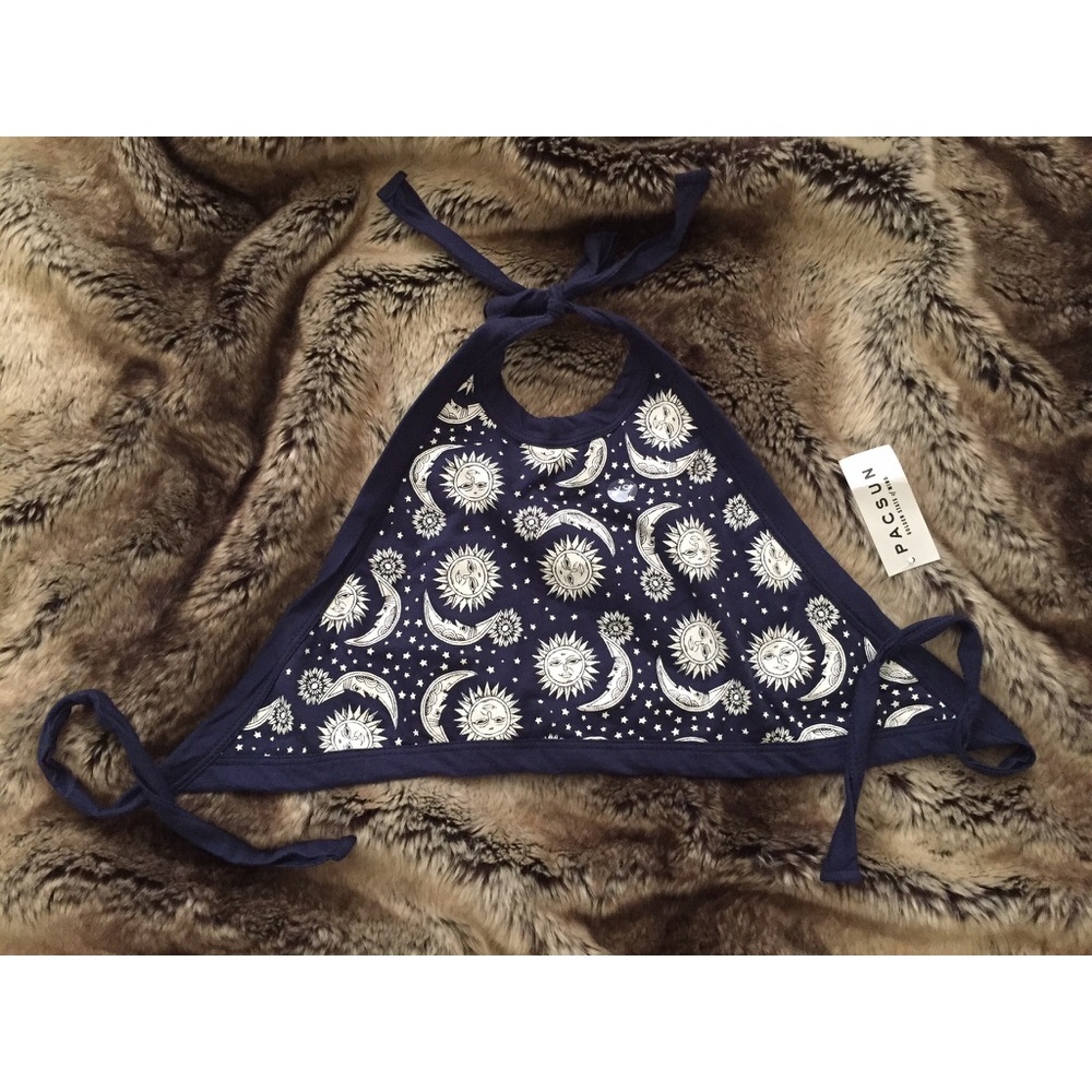 L.A. Hearts PacSun Sun & Moon Halter Crop Top