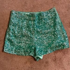 Sparkly sequin shorts