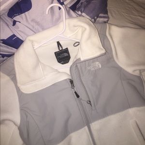 White North Face Fleece Jacket