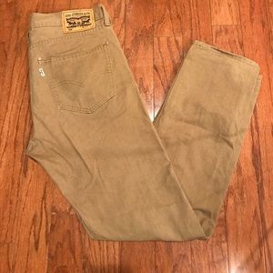 Men's Levi's tan/khaki colored 508 jeans