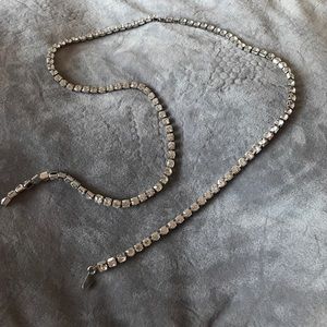 Stunning rhinestone bling low hip belt