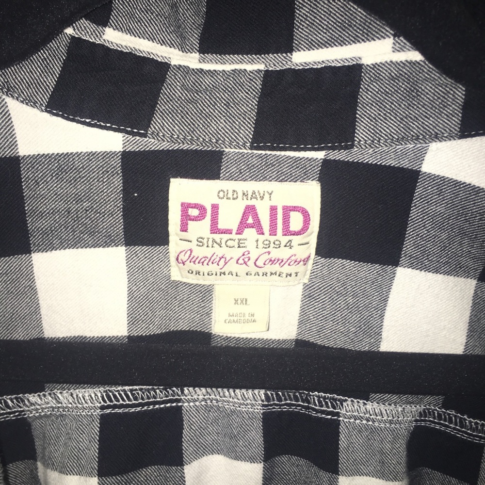 Old navy plaid button down