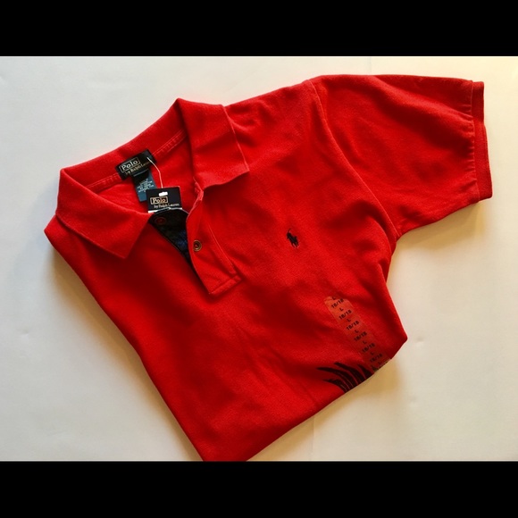 POLO by Ralph Lauren POLO Red Shirt NEW Sz L 16-18 - Picture 1 of 7